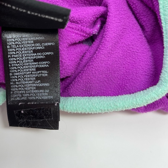 NORTH FACE: Light Fleece Jacket, Purple, Hooded. Size XXS (5) - Picture 3 of 7